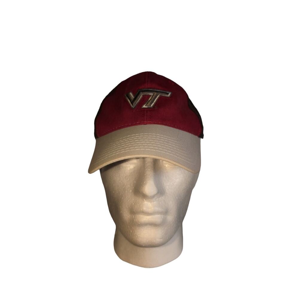 Virginia Tech VT Hokies Football Strapback Hat Ball Cap Maroon